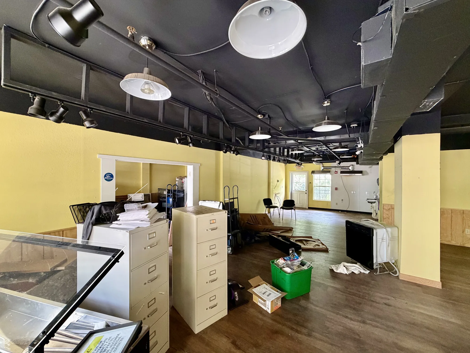 Retail suite interior view